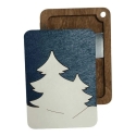Kind Fox by Wizardi Yuliya Ausianikava individual activity certificate No. 1201908 Wooden needle case "Winter forest" KF056/72