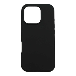Riff "Slim silicone back case for iPhone 16 Pro Max" Black