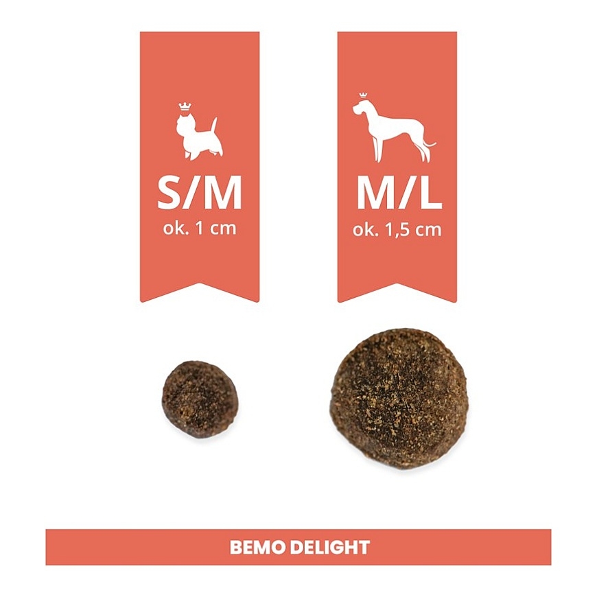 BEMO Delight veiseliha kalkuniga - kuivtoit koertele - 15kg – 2
