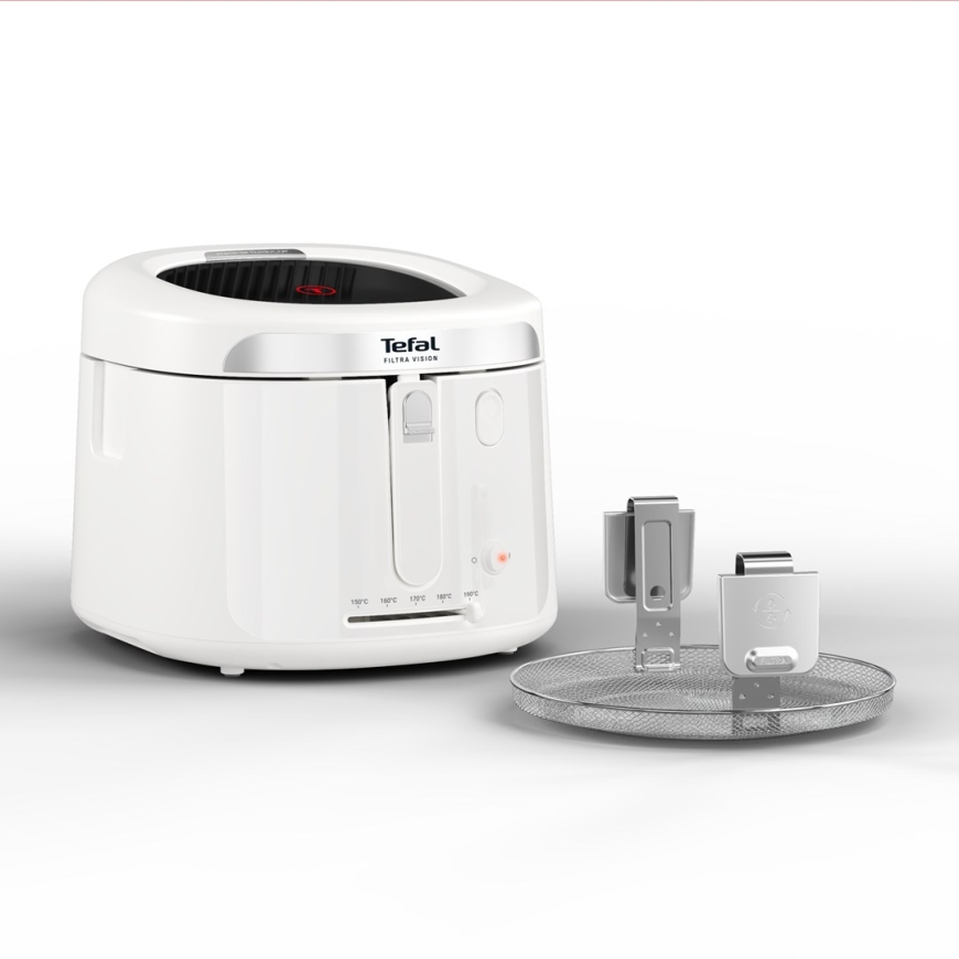 Tefal Filtra Vision FF2541E0 firkiklis Viengubas 2,1 L Stacionarus 1900 W Gili fritūrinė Balta