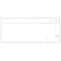 HyperX Alloy Rise 75 Top Plate White