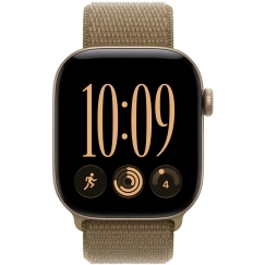 Apple 46 mm alyvuogių spalvos sporto dirželis