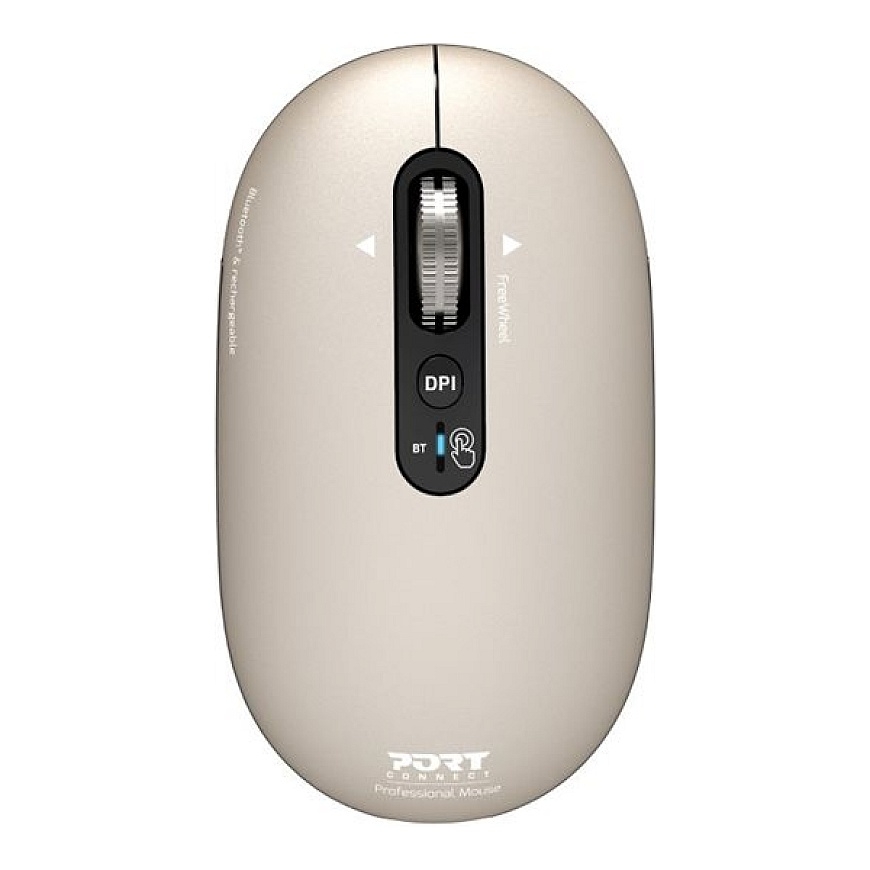 PORT CONNECT Mouse | PURE MAC | Wireless | Bluetooth | Beige – 2