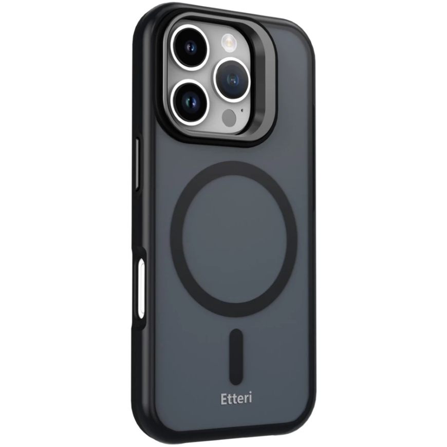 Etteri Morning Fog -kotelo iPhone 16 Pro Max 6,9" musta – 4
