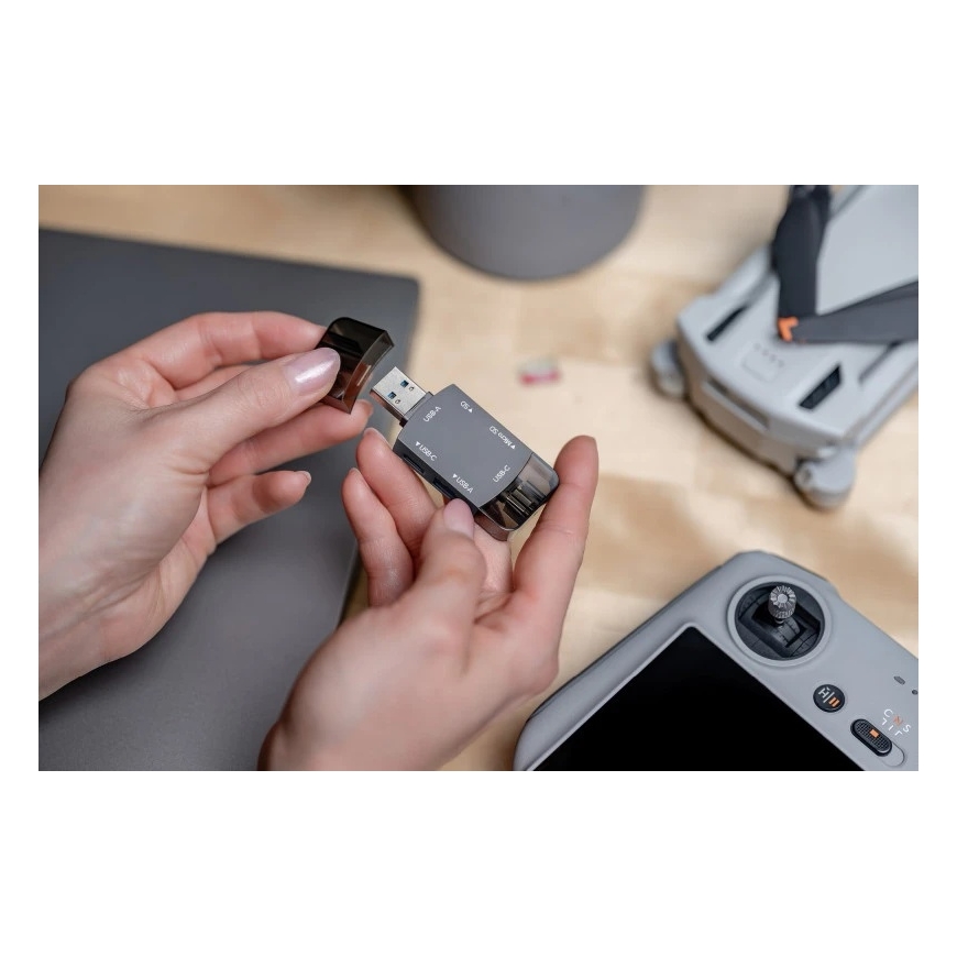 Читатель карт памяти - Newell OTG 4-в-1 3.0 Хаб USB-A, USB-C, 5 Гбит/с – 2