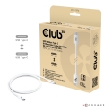 CLUB3D CAC-1572 USB kabelis USB4 Gen 2x2 1,2 m USB C 80 Gbit/s 240 W Balts CLUB3D CAC-1572 USB kabelis USB4 Gen 2x2 1,2 m USB C 80 Gbit/s 240 W Balts