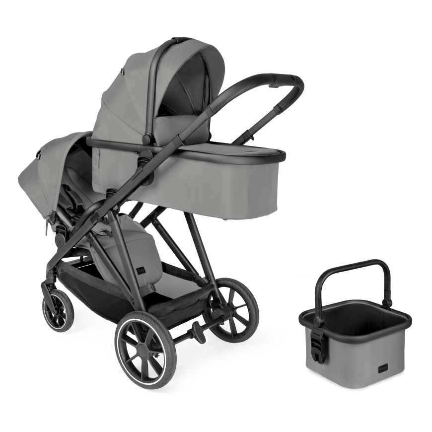 Hauck Grow N Care double stroller, grey