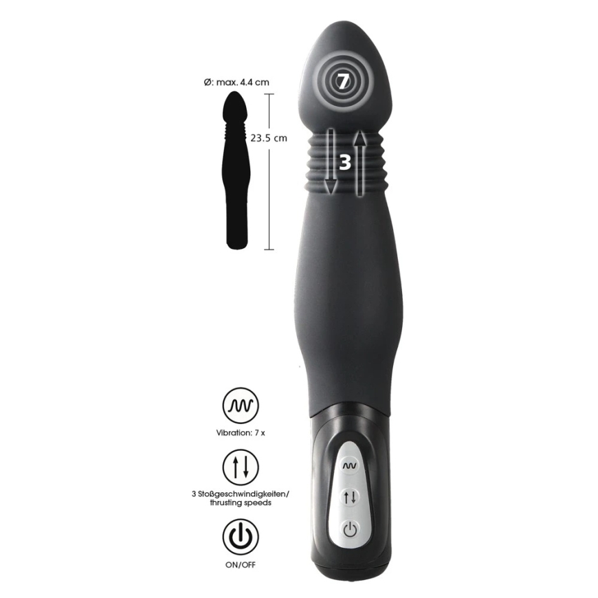 You2Toys Y2T Melns Virzošs Anālais Vibrators – 5