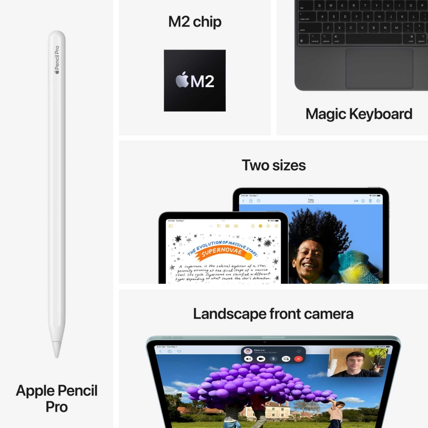 Apple iPad Air 11" M2 Wi-Fi + Cellular 1TB Tähesäde MUXU3HC/A – 5