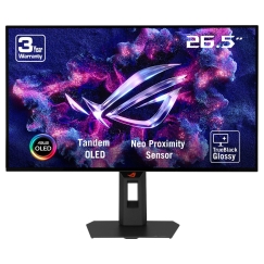ASUS ROG Strix XG27AQWMG tietokoneen litteä näyttö 67,3 cm (26.5") 2560 x 1440 pikseliä Quad HD OLED Musta