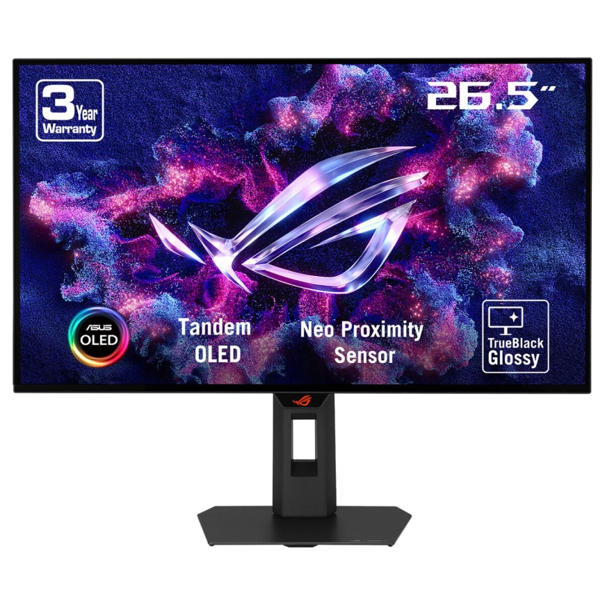 ASUS ROG Strix XG27AQWMG PC lamekuvar 67,3 cm (26.5") 2560 x 1440 pikslit Quad HD OLED-ekraan Must