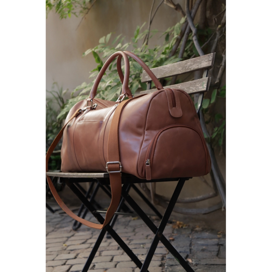 dbramante1928 Kalundborg Sport Weekender travel bag, brown – 2