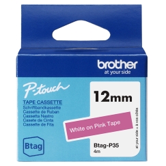 Brother BTAG-P35 markeerimisteip Valge roosal