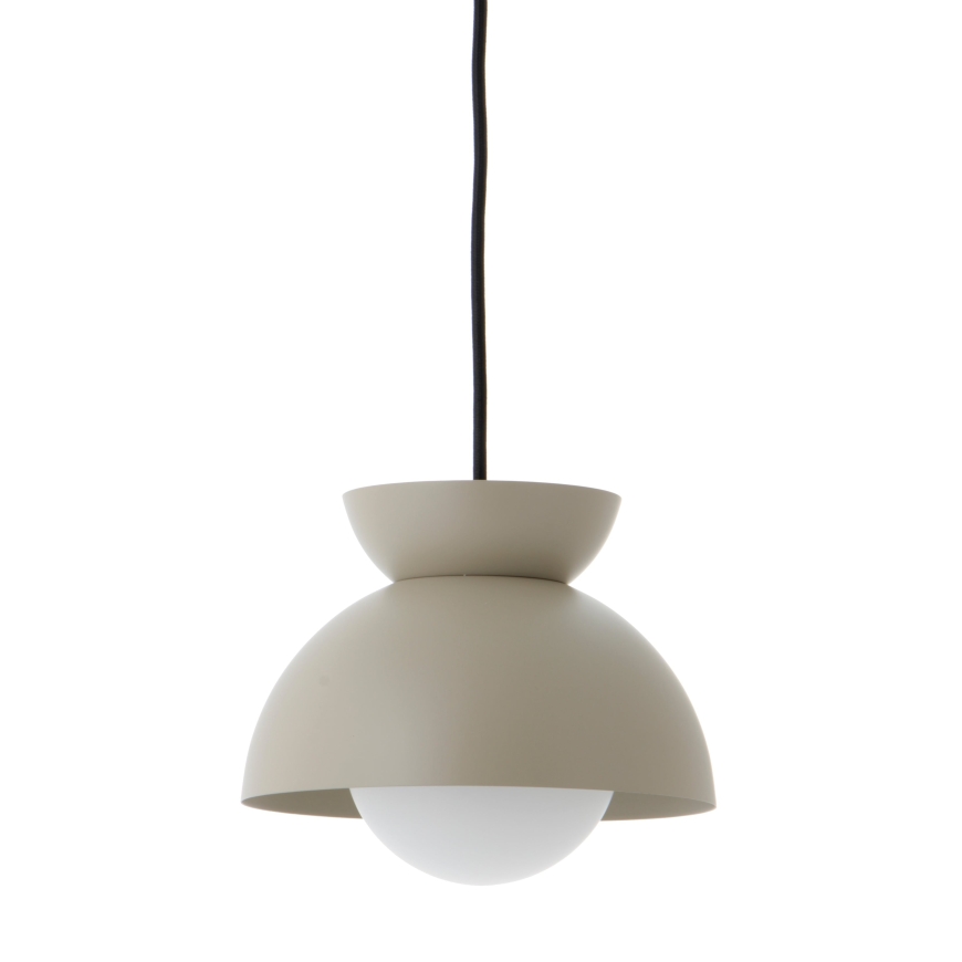 Frandsen Butterfly pendant lamp, matt beige, Ø21 cm