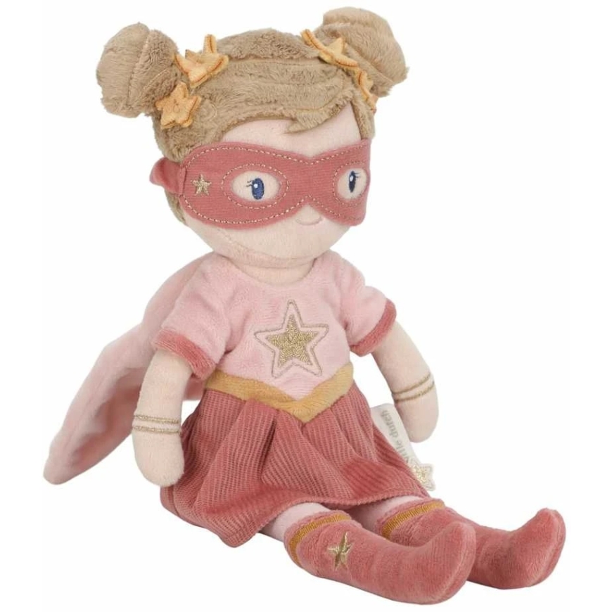 Little Dutch Plush Doll Superhero Rosa 35cm