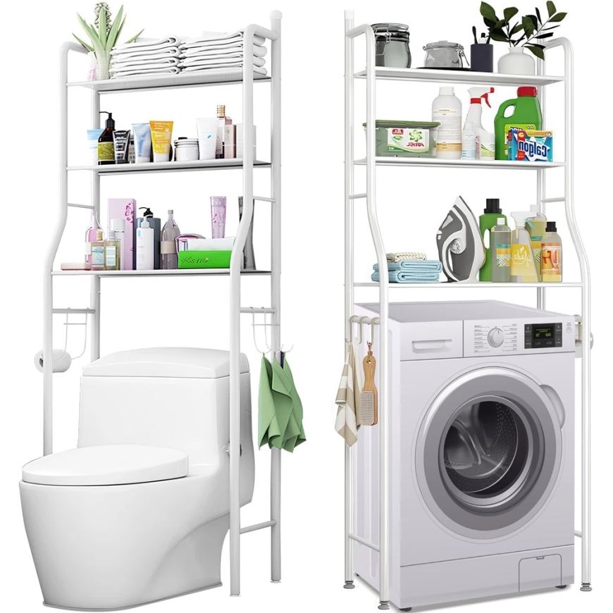 Shelf Lentyna Bathroom above toilet shelves