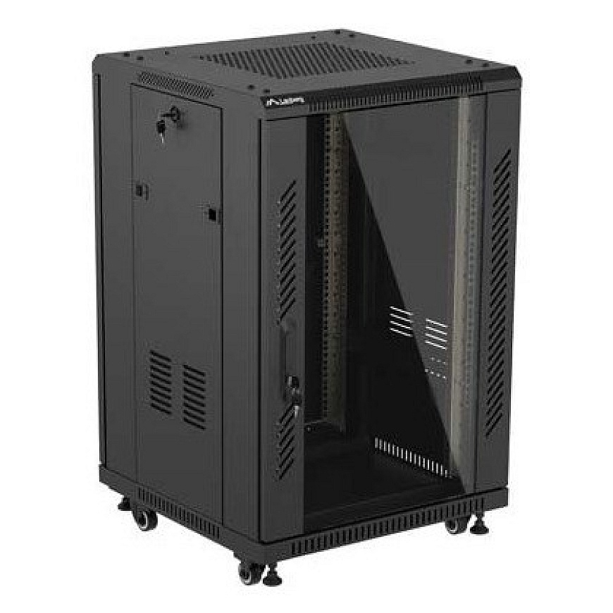 Lanberg FF01-6618-12B rack kabinet 18U eraldiseisev must – 4