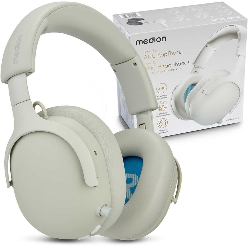 Наушники Medion LIFE HX-1 Plus накладные, белые