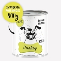 PAKA ZWIERZAKA PEPE Türgi mono - niiske koera toit - 800g