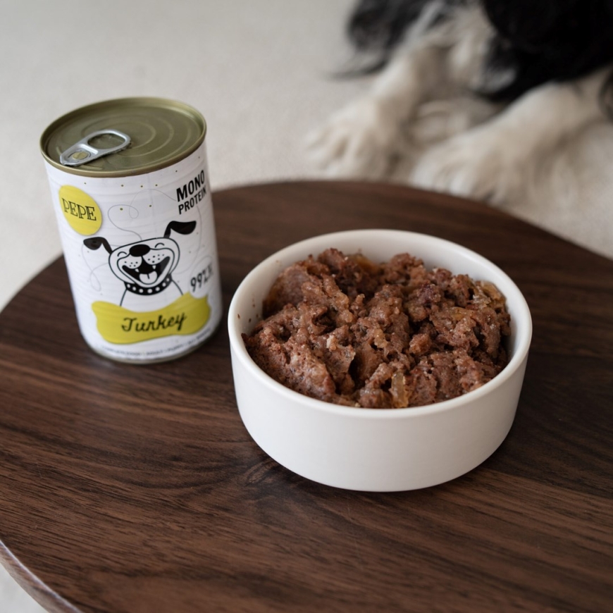 PAKA ZWIERZAKA PEPE Türgi mono - niiske koera toit - 800g – 3