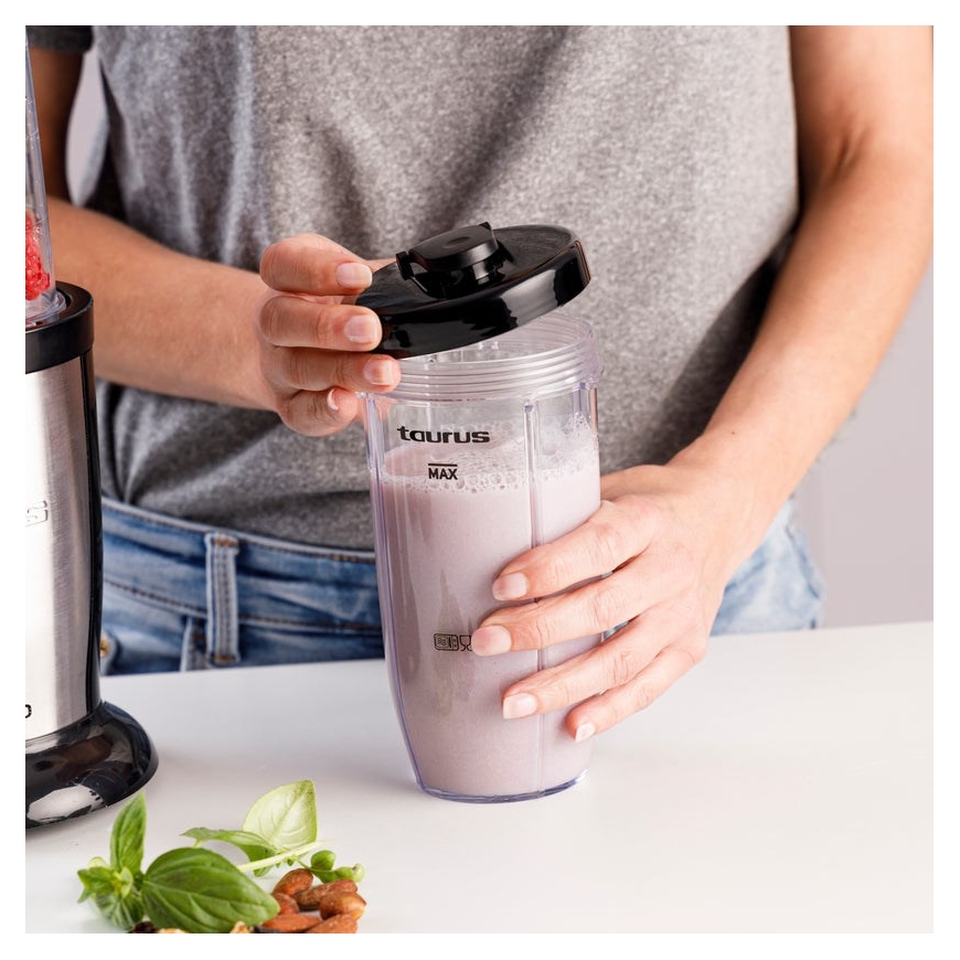 Taurus SHAKE & GO MIX 1000 W 0.5 L Rankinis Blenderis – 5