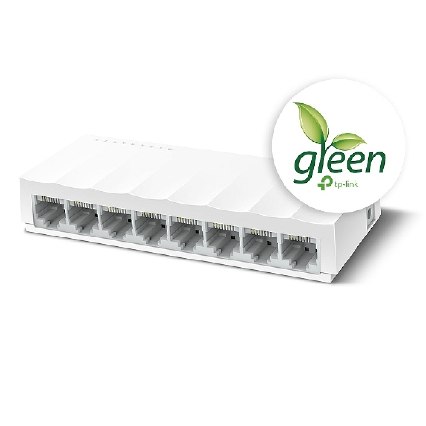 TP-Link LS1008 tinklo komutatorius Ne-valdomas Fast Ethernet (10/100) Balta – 2