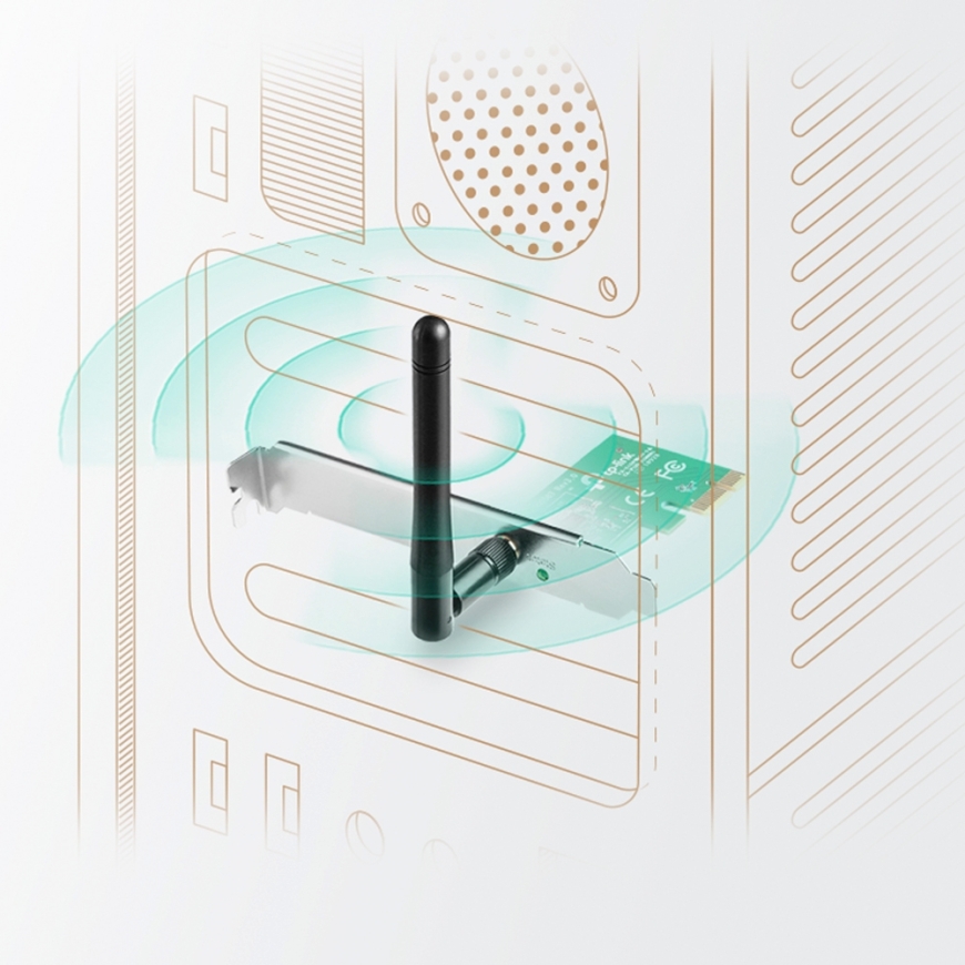 TP-Link TL-WN781ND сетевая карта Внутренний Беспроводная ЛВС 150 Мбит/с – 3