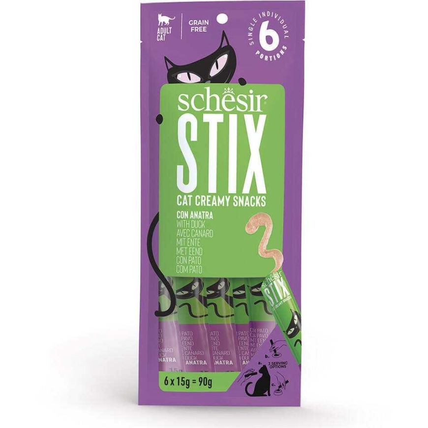 Schesir Stix, maiuspala, kassile, part, 6x15 g, kotike