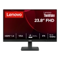 Lenovo ThinkVision S24-4e PC lamekuvar 60,5 cm (23.8") 1920 x 1080 pikslit Full HD LED Must