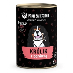PAKA ZWIERZAKA Seventh Heaven Rabbit with blueberries Mono - wet dog food - 400g