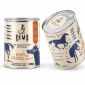 BEMO Flaxseed Laughing Pony Mono - wet dog food - 800g