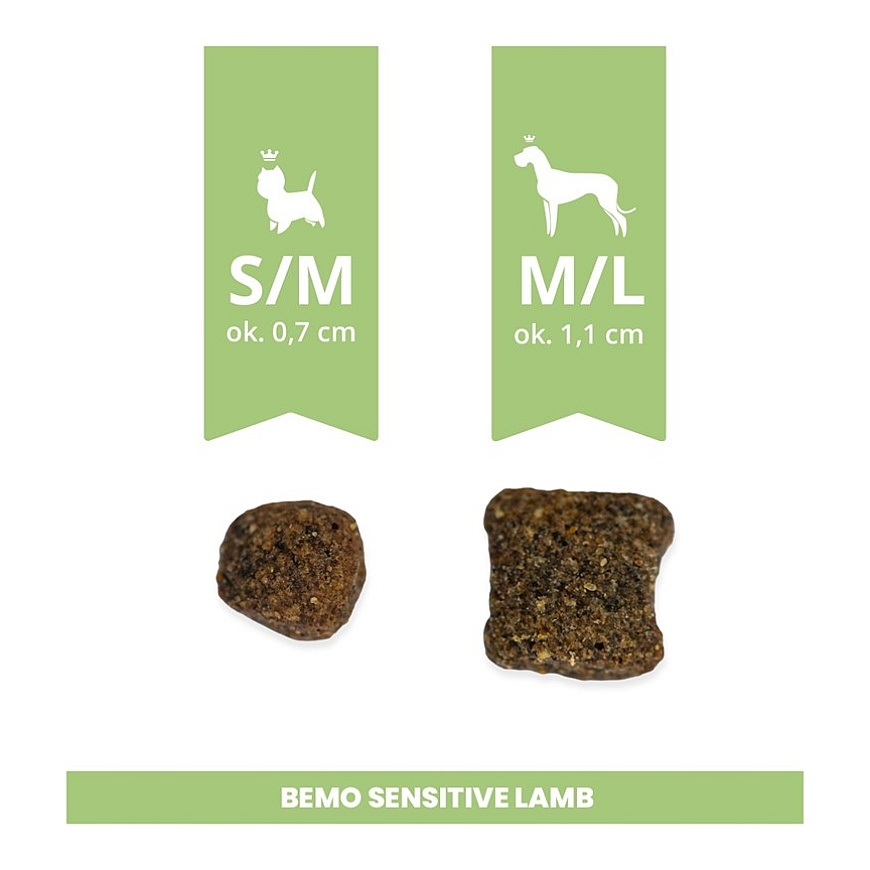 BEMO Herkkä Lammas Keskikoko/Isokoko Mono - kuiva koiranruoka - 15kg – 2