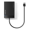 Ugreen 30847 cieto disku uzglabāšanas sistēma HDD/SSD korpuss Melns 2.5" Ugreen 30847 cieto disku uzglabāšanas sistēma HDD/SSD korpuss Melns 2.5"