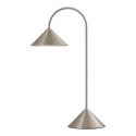 Frandsen Grasp Portable Table Lamp, Brushed Stainless Steel, 47 cm Frandsen Grasp Portable Table Lamp, Brushed Stainless Steel, 47 cm