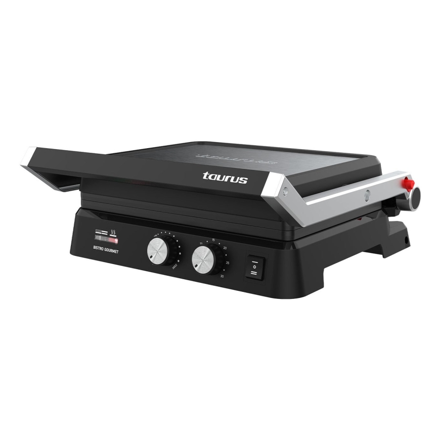 Taurus Bistro Gourmet 2600 W 2-i-1 kontaktinis grilis