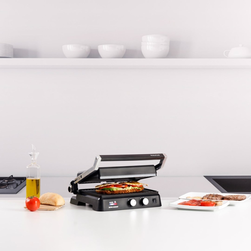 Taurus Bistro Gourmet 2600 W 2-in-1 contact grill – 2