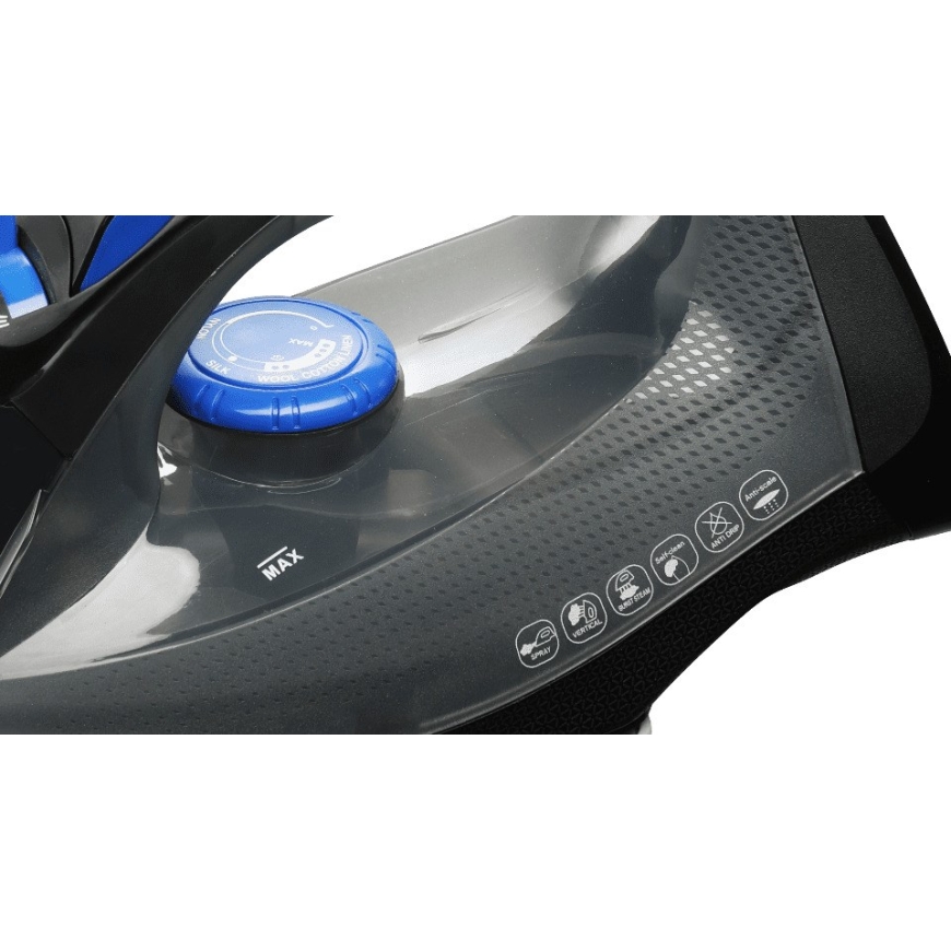 Blaupunkt HSI212 Iron Dry & Steam Iron 2170 W Black, Translucent, Grey – 2