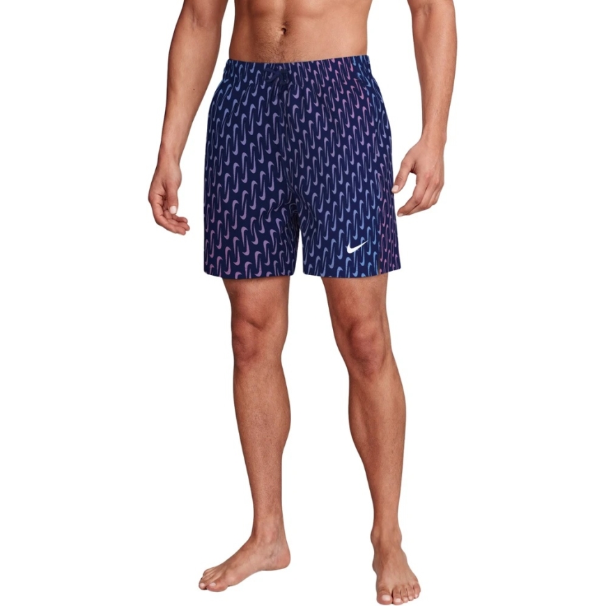 Шорты для плавания Nike Breaker Swoosh Link Тёмно-синий - Розово-фиолетовый NESSG577 440 (2XL)