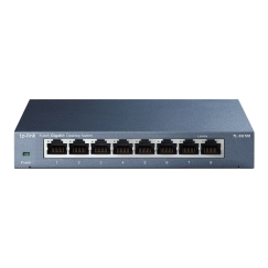 TP-Link TL-SG108 сетевой коммутатор Неуправляемый L2 Gigabit Ethernet (10/100/1000) Черный