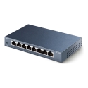 TP-Link TL-SG108 tīkla pārslēgs Nepārvaldīts L2 Gigabit Ethernet (10/100/1000) Melns TP-Link TL-SG108 tīkla pārslēgs Nepārvaldīts L2 Gigabit Ethernet (10/100/1000) Melns