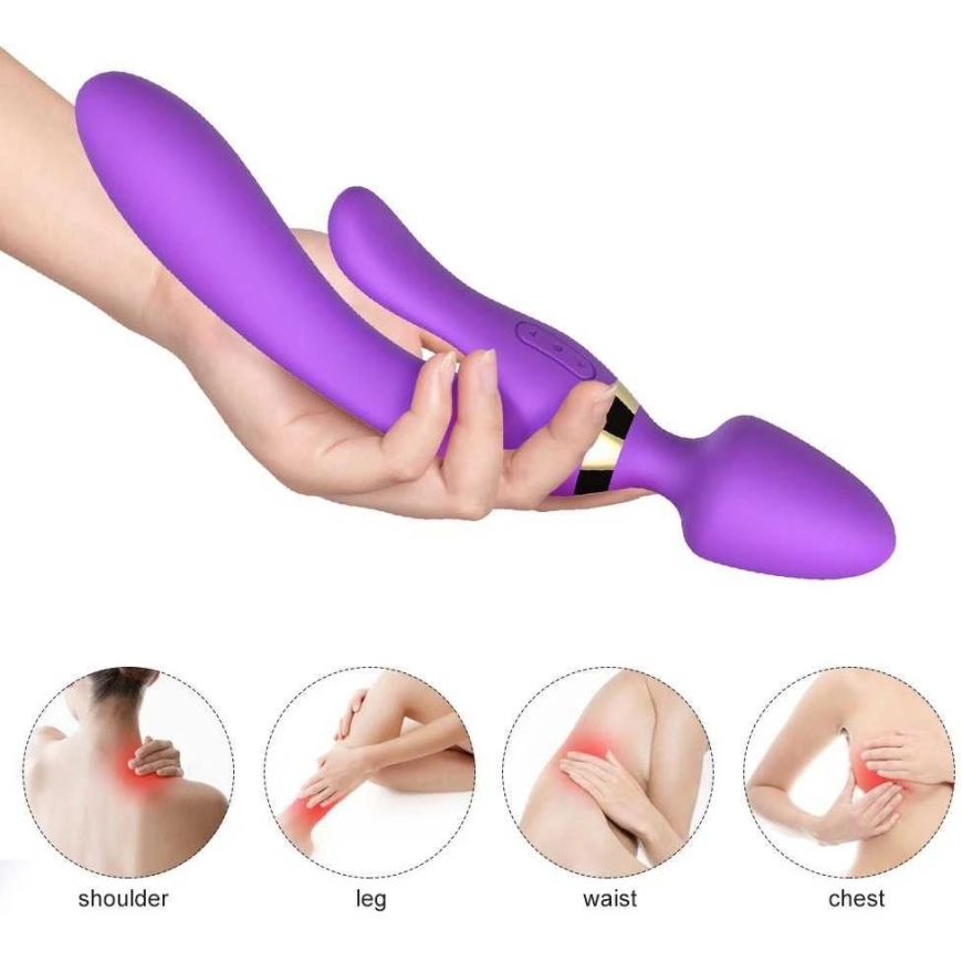 B Series Joy B Sērija Joy Masāžas nūja Trusis vibrators 9 režīmi 23 cm sekss – 3