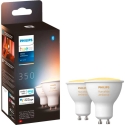Philips Hue White Ambiance GU10 + Bridge LED lamp twin pack Philips Hue White Ambiance GU10 + Bridge LED lamp twin pack