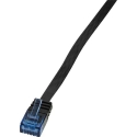 Logilink Patchcord U/UTP Cat6 0.5 m Black