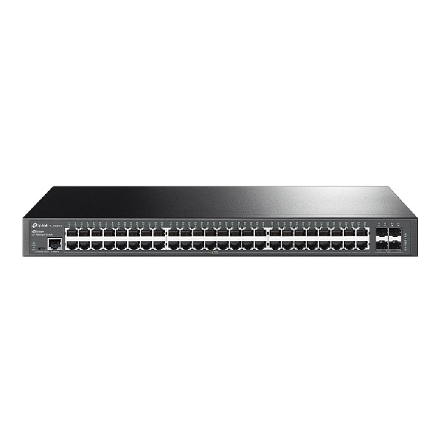 TP-Link JetStream TL-SG3452X verkkokytkin Hallittu L2+ Gigabit Ethernet (10/100/1000) 1U Musta