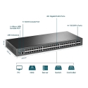 TP-Link JetStream TL-SG3452X võrgulüliti Juhitav L2+ Gigabit Ethernet (10/100/1000) 1U Must