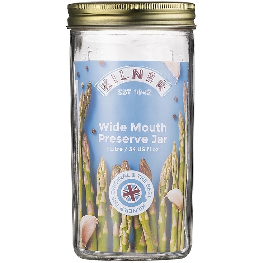 Wide Mouth Preserving Jar 1 L / Kilner – 2