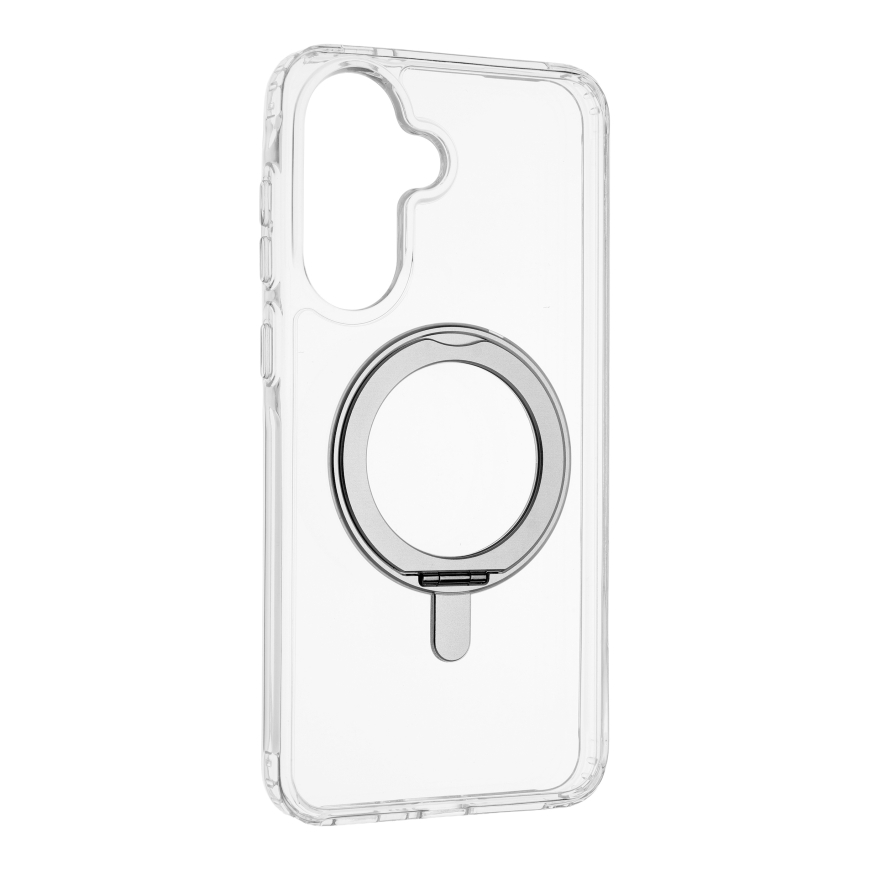 FoneKit Premium Kickstand MagSafe kaitseümbris jalustaga, Samsung Galaxy A57, läbipaistev – 3