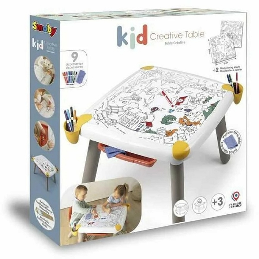 Smoby - Vaikiškas kūrybinis stalas (7600420400) – 2