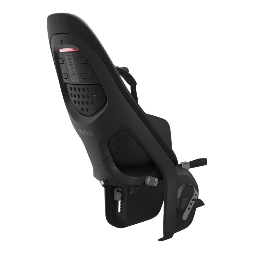 Thule Yepp 2 Maxi child seat, cargo rack attachment, midnight black