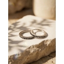 Brilio Silver Silver Rings with Black Cubic Zirconia EA1280WBC